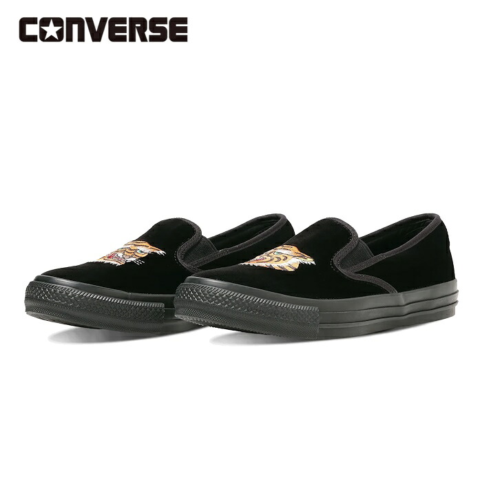 【2026SS新作】CONVERSE コンバース オールスター カンフー スリップオン ベルベット 刺繍 ブラック シューズ 靴 ALL STAR KUNGFU SLIP-ON　31317181　[ポイント10倍]｜alo ONLINE SHOP 8,470円