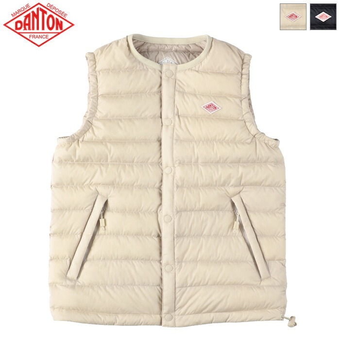 DANTON ダントン キッズ インナーダウンベスト スタッフサック付 KIDS INNER DOWN CREWNECK VEST　DT-A0048 RRT　日本正規代理店商品