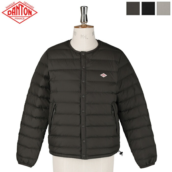 楽天市場】DANTON ダントン メンズ クルーネック インナー ダウン