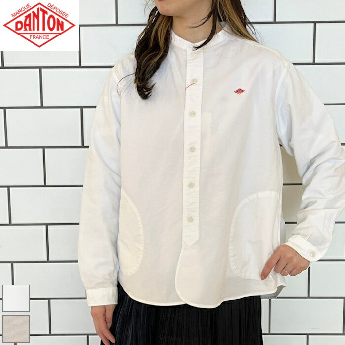 楽天市場】DANTON ダントン メンズ コーデュロイ バンドカラーシャツ