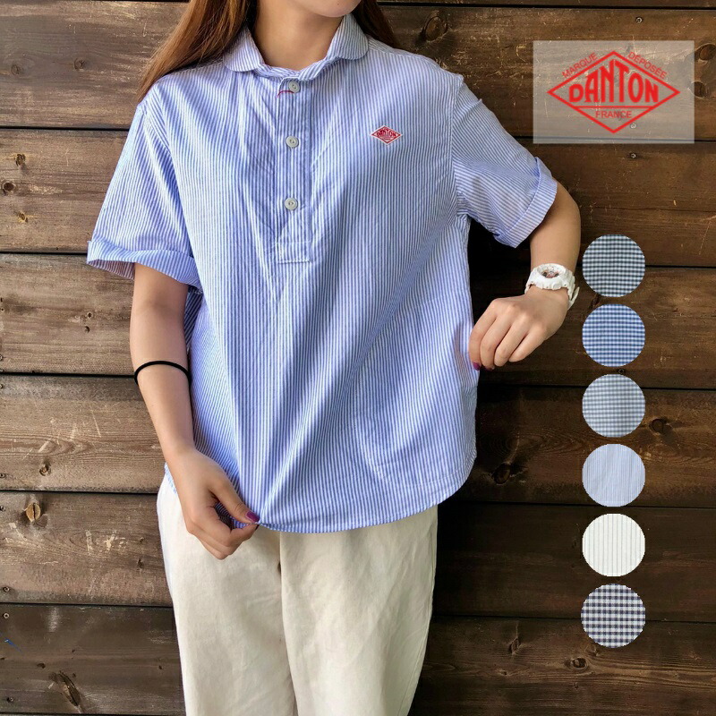 楽天市場】[2023ss再入荷] DANTON（ダントン）レディース ギンガム 