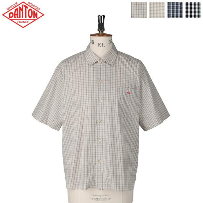 DANTON チェック柄 カバーオール 42 BEAMS（ビームス）DANTON / カバーオール ジャケット（ブルゾン