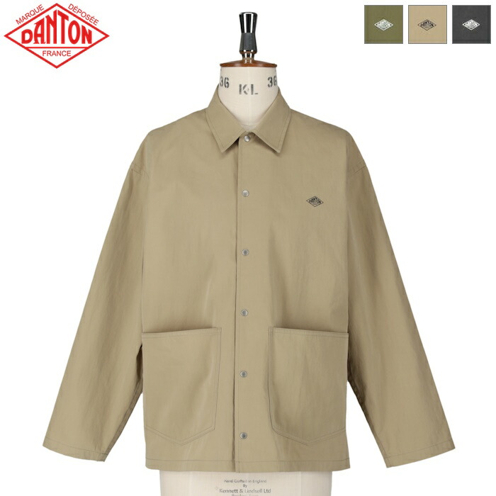 楽天市場】DANTON ダントン メンズ バックロゴ カバーオール