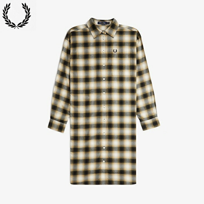 楽天市場】FRED PERRY フレッドペリー ワンピース STRIPED SHIRT