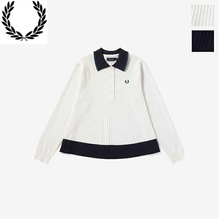 楽天市場】FRED PERRY フレッドペリー ニットトップス OPEN KNIT