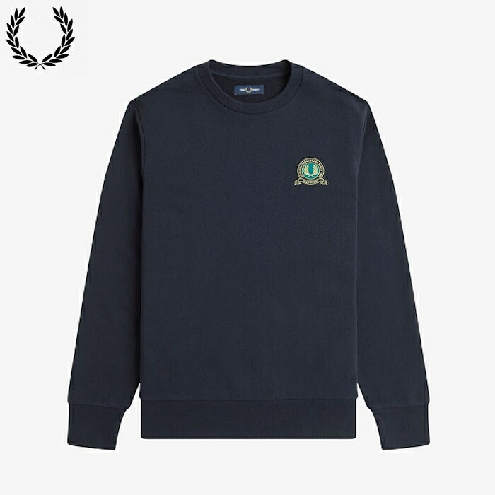 【SALE 10%OFF】FRED PERRY フレッドペリー レディース テニスバッジスウェットシャツ トレーナー 刺繍 Tennis Badge Sweatshirt M1751