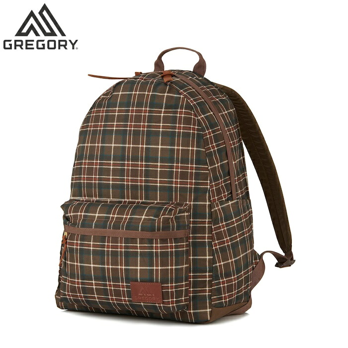【SALE 30%OFF】GREGORY グレゴリー ユニセックス リラックスデイ バックパック リュックサック ウッドランドプラッド ブラウン 通勤 通学 旅行 RELAXDAY　155766A690｜alo ONLINE SHOP