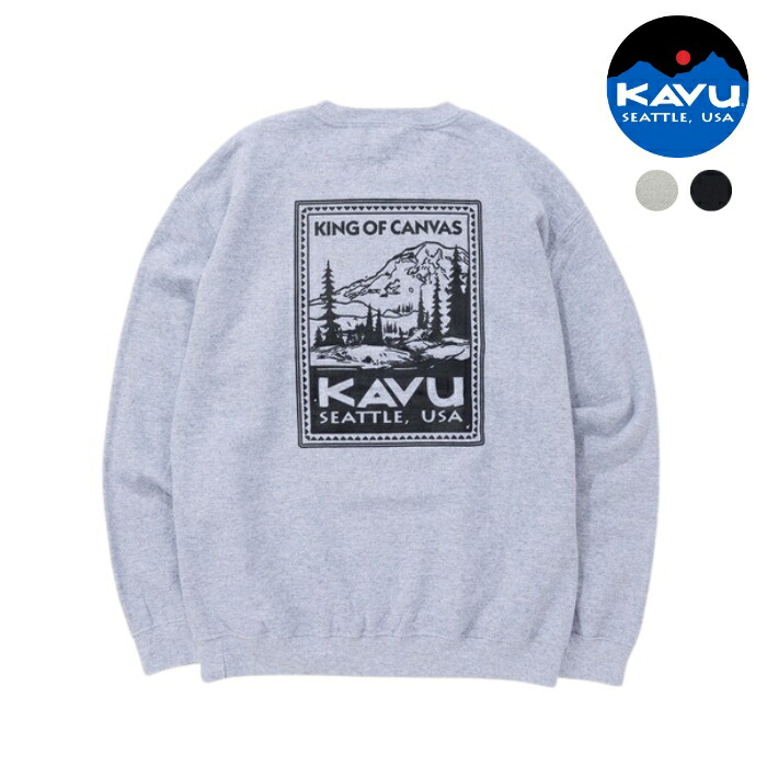 【SALE 30%OFF】KAVU カブー トレーナー スウェット KAVU/カブー Stamp Sweat/スタンプスウェット メンズ レディース 19822335