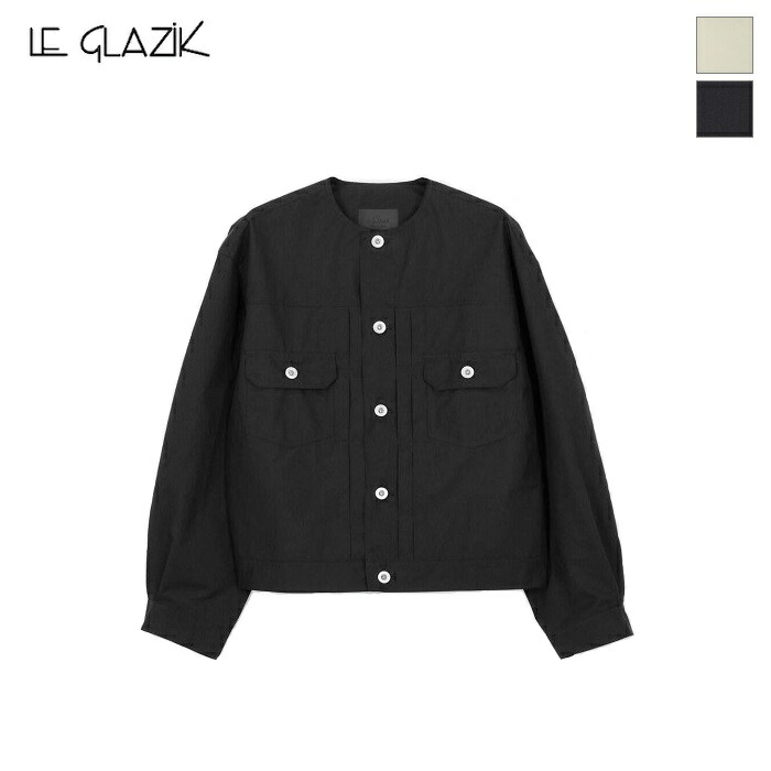 【SALE 40%OFF】Le glazik ル グラジック レディース カラーレスジャケット COLLARLESS JACKET　LG-A0319 VGT｜alo ONLINE SHOP 9,768円