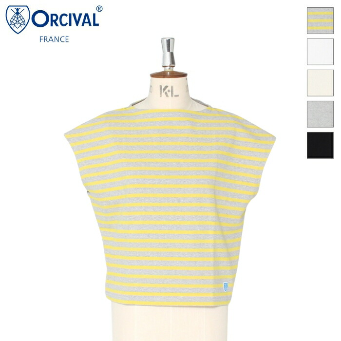 【2026SS新作】ORCIVAL オーシバル オーチバル レディース コットンロード ボートネック フレンチスリーブ プルオーバー ボーダー ソリッド 無地 半袖Tシャツ FRENCH SLEEVE P.O.　B272　[ポイント10倍]