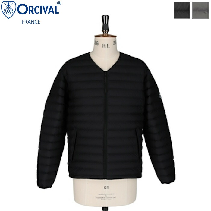 オーシバル Orcival スナップボタン インナーダウン ジャケット 楽天市場】オーシバル オーチバル ORCIVALインナーダウン クルー