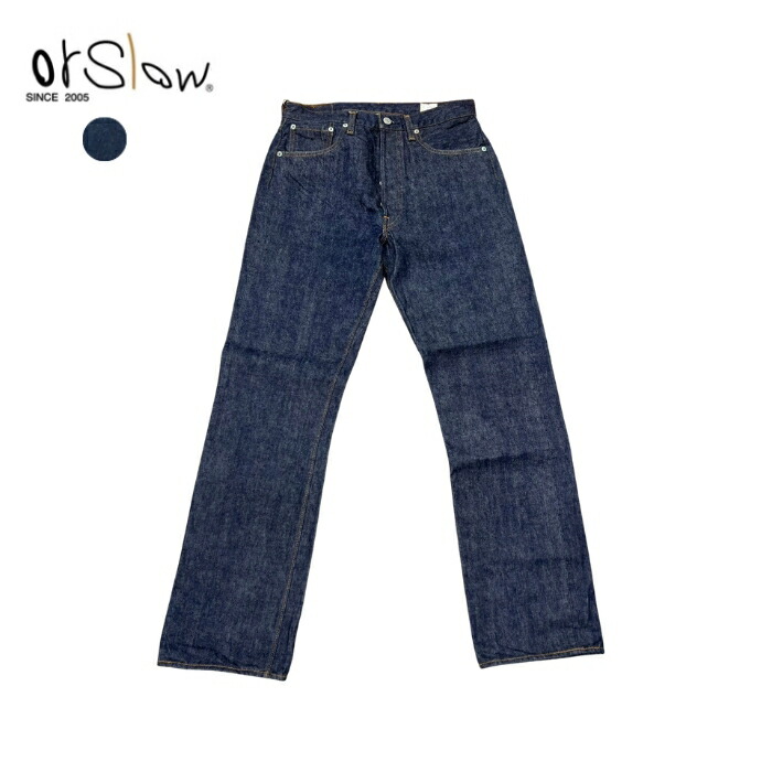 廃盤　オアスロウ　(M) ブラック　デニム　90’s フルレングス　ジーンズ orSlow - 【残り一点】105 90's Black Denim(STONE WASH) | ACRMTSM
