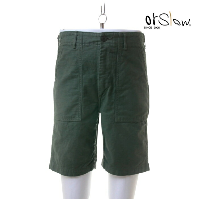 orSlow オアスロウ メンズ ファティーグショーツ ショートパンツ ハーフパンツ　01-7002　[ポイント10倍]