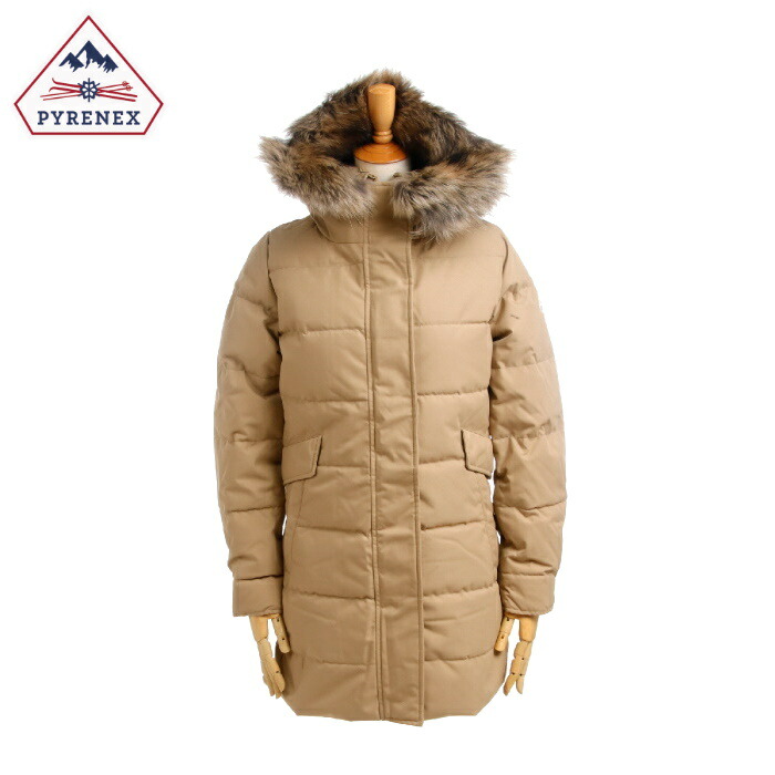 【SALE 40%OFF】PYRENEX ピレネックス レディース グルノーブル ダウンジャケット ダウンコート ファーフード付き アウター WOMEN'S GRENOBLE　HWO053　日本正規代理店商品