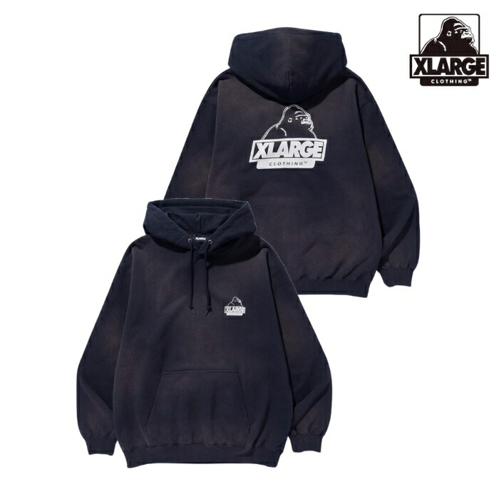 XLARGE エクストララージ メンズ DISCHARGE PRINTED SLANTED OG HOODED SWEATSHIRT　101254012011　[ポイント10倍] 10,296円
