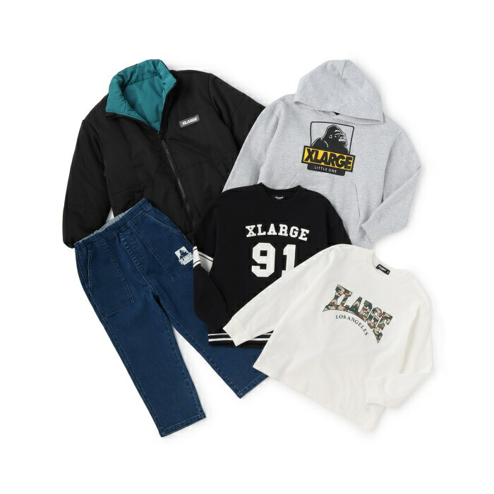 XLARGE キッズ服 5点セット 2026年福袋】XLARGE KIDS エクストララージ キッズ BOYSセット 5点