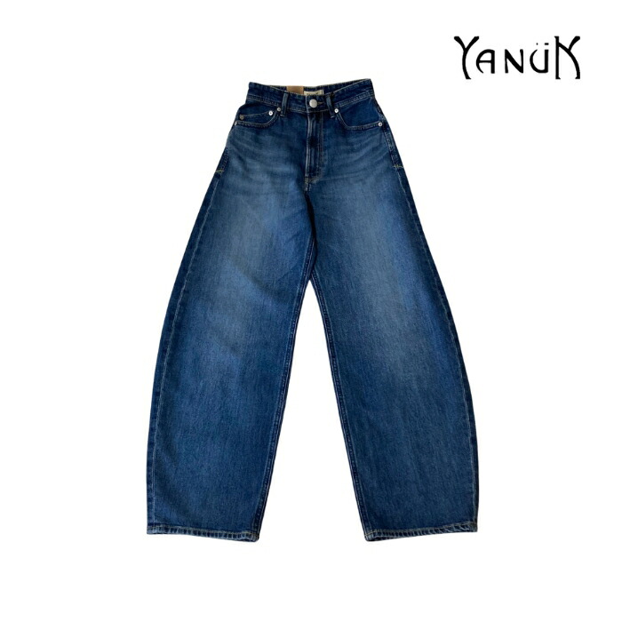 楽天市場】YANUK ヤヌーク パンツ レディース ワイド デニム フレア