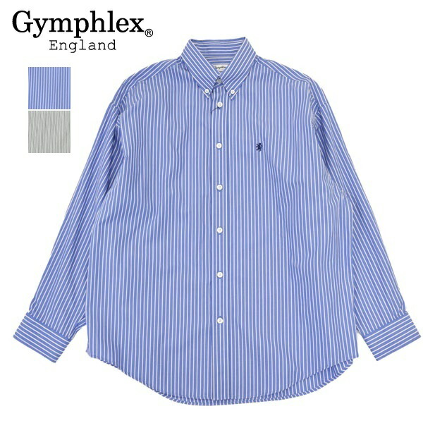 メンズ Gymphlex 体育館フレックス オーバーサイズシャツ  長袖ティーシャツ  GY-B0201TTS