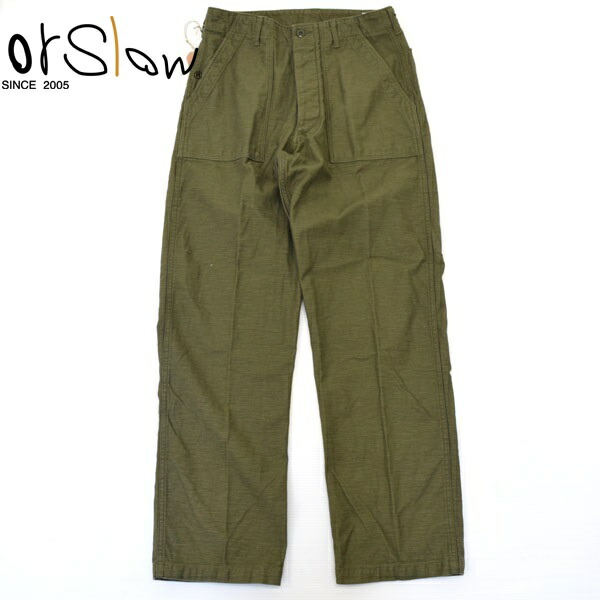 メンズ Orslow オアスロウ ヴィンテージフィット ファティーグパンツ ベイカーパンツ VINTAGE FIT FATIGUE PANTS　ミリタリーパンツ 03-V5002-77