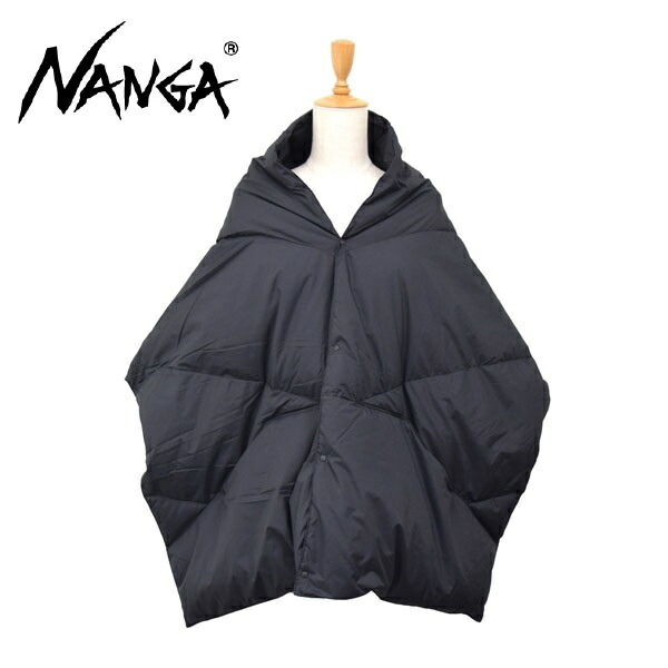 レディース NANGA ナンガ DOWN PONCHO MUFFLER 落ち込む ポンチョ 消音装置 ダウンポンチョ 毛布 再利用落ち込む 650FP NA2442-3C605-B