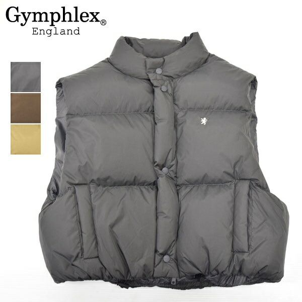 楽天市場】GYMPHLEX(ジムフレックス)HOODED DOWN VEST フード