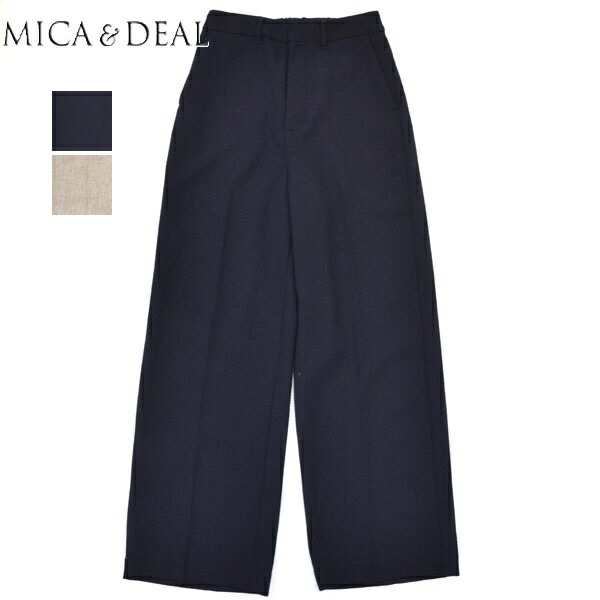 レディース　MICA&DEAL　マイカアンドディール　ワイドパンツ　0125103010