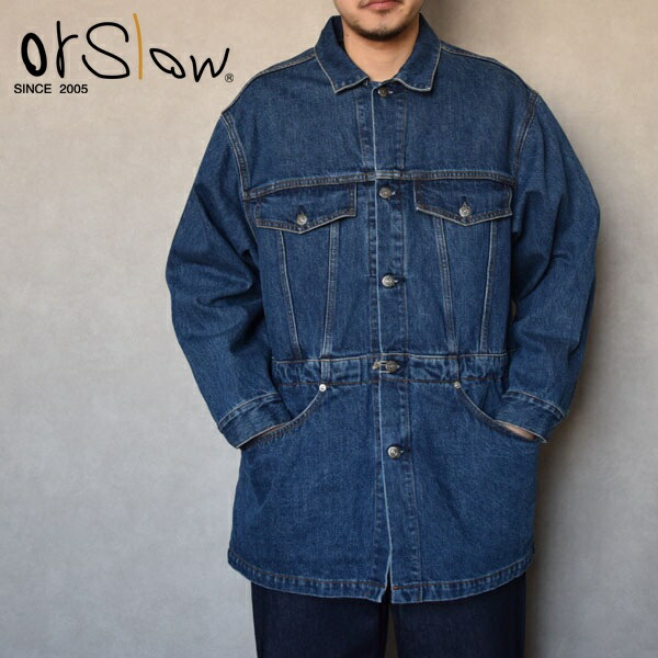 メンズ　Orslow オアスロウ デニムジャケット　カバーオール　ジャケット　01-6038-86