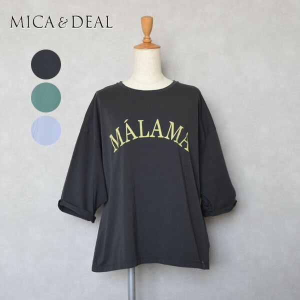 レディース　MICA&DEAL　マイカアンドディール　MALAMA ロゴプリントプルオーバー プリントT　Tシャツ 0125109040