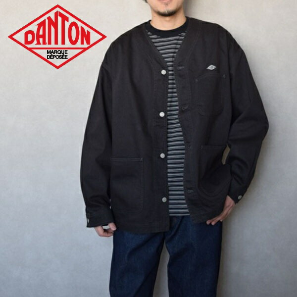 DANTON ダントン　ウール　カラーレスジャケット　ユニセックス 楽天市場】ダントン DANTON カラーレス ブルゾン COLLER LESS