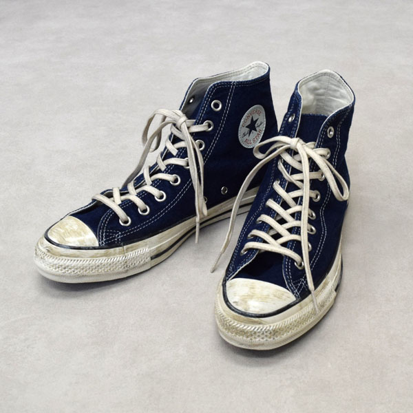 メンズ　スニーカー Converse コンバース ALL STAR AGED FADEDDENIM AG HI　デニム　加工　ハイカット　31315220｜倉敷ビッグアメリカンショップ