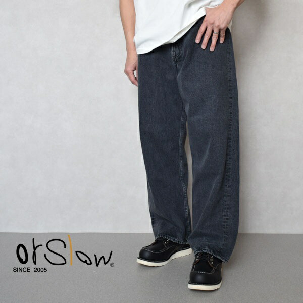 メンズ Orslo オアスロウ ジーンズ デニム SUPER DAD'S DENIM PANTS 100 01-1100W-D61S