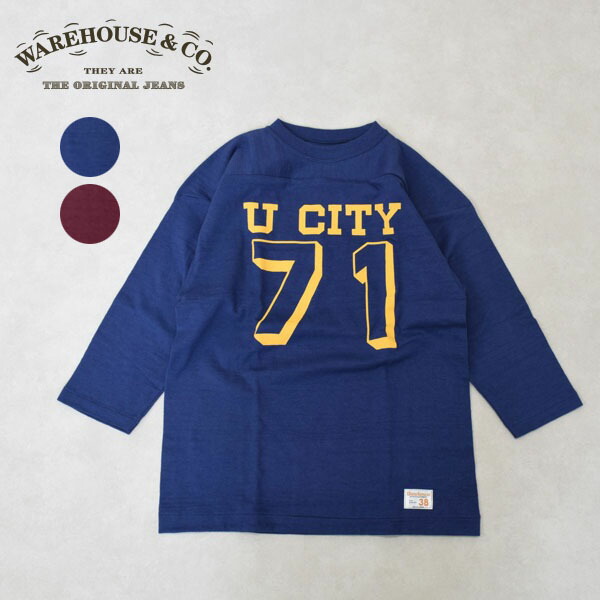 WAREHOUSE&CO. 67 フットボールTシャツ　サイズ40 WAREHOUSE&CO. 67 フットボールTシャツ サイズ40 楽天市場】WAREHOUSE