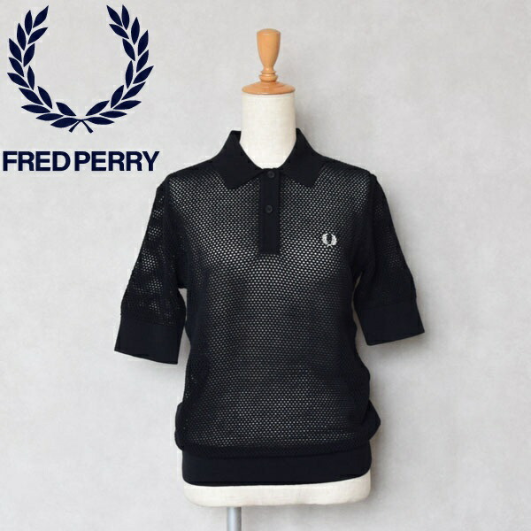 FRED PERRY ニットポロシャツ　半袖　イタリア製 C03_4749_a22b23db-9793-4516-
