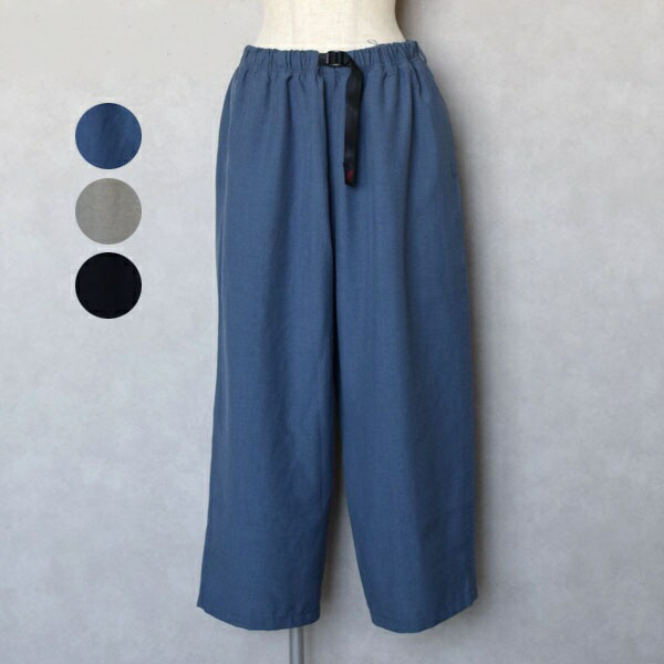 レディース　Gramicci　Iグラミチ　LINEN BLEND BALLOON PANT　リネンブレンドバルーンパンツ　ワイドパンツ　イージーパンツ　GLP5-SJP14