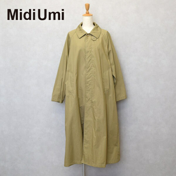 レディース 　MidiUmi　ミディウミ　コットン ステンカラー コート “soutien collar coat”　3-779646