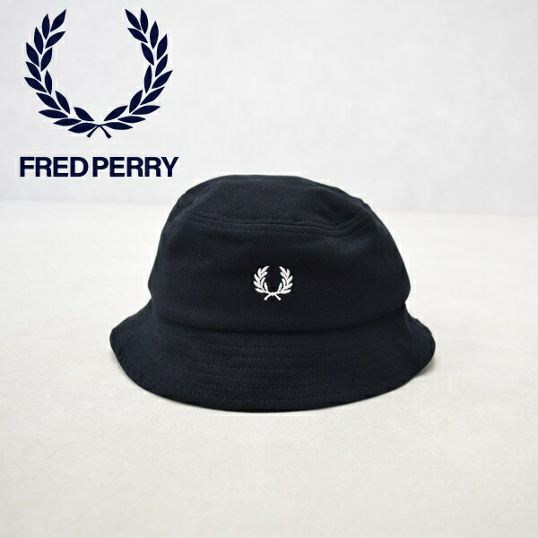 Fred Perry　フレッドペリー　バケットハット　帽子　Pique Bucket Hat　HW6730