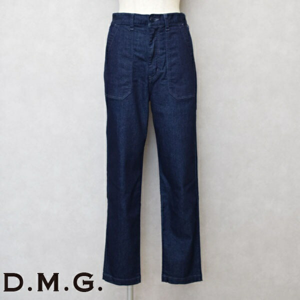 レディース　D.M.G ディーエムジー　DOMINGO ドミンゴDMG　ハイストレッチデニム レグレットベーカーパンツ デニム　14-0314D