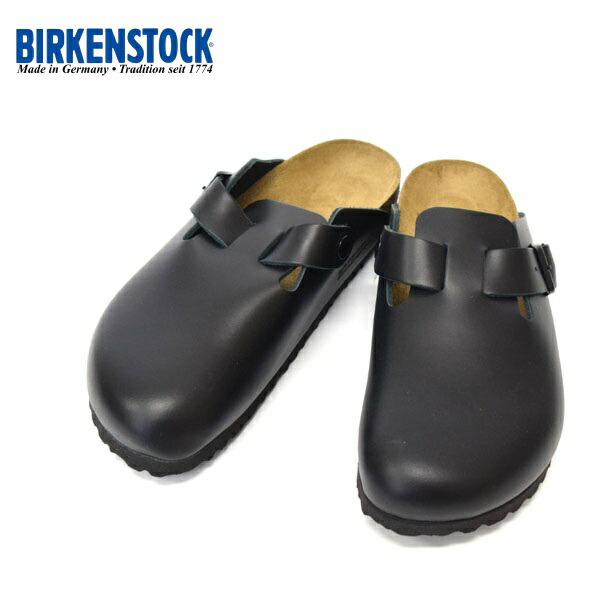 レディース BIRKENSTOCK ビルケンシュトック サンダル 豆の町 BOSTON Black 黒いこと ナロー幅 60193