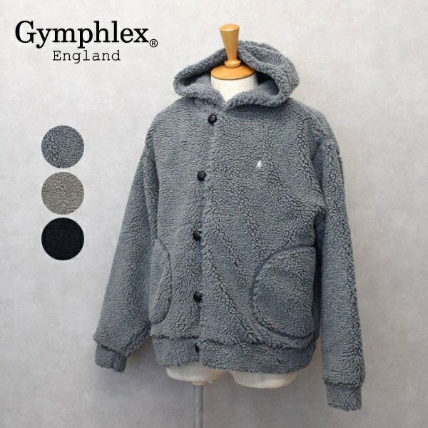 楽天市場】ジムフレックス Gymphlex ボアフーデッドジャケット [#GY