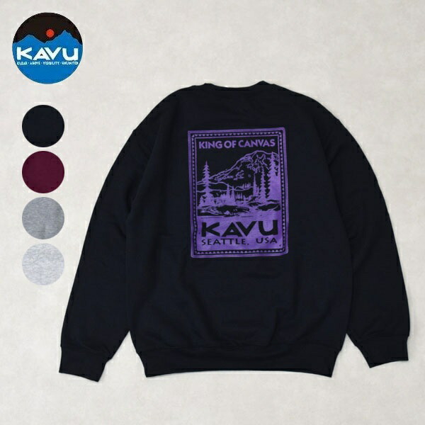 KAVU　カブー　Stamp Sweat　スタンプスウェット スウェット　裏起毛　トレーナー　19822335