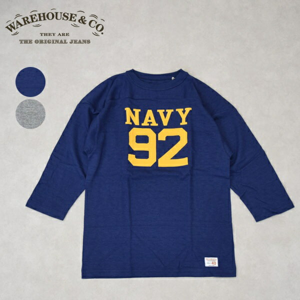 楽天市場】WAREHOUSE (ウエアハウス) : Lot 4063 7分袖フットボールT