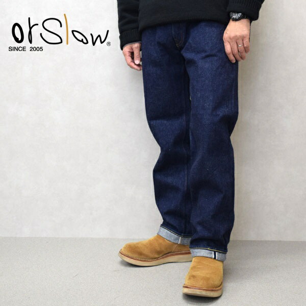 メンズ Orslow オアスロウ 105XX THE 1950S SELVEDGE DENIM セルビッジデニム OneWash　デニム　ジーパン　01-1050XX-81 26,136円