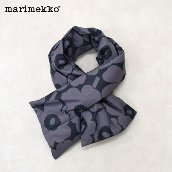 【国内正規販売店】marimekko　マリメッコ　Croma Unikko スカーフ マフラー　防寒　中綿　52259-6-94913