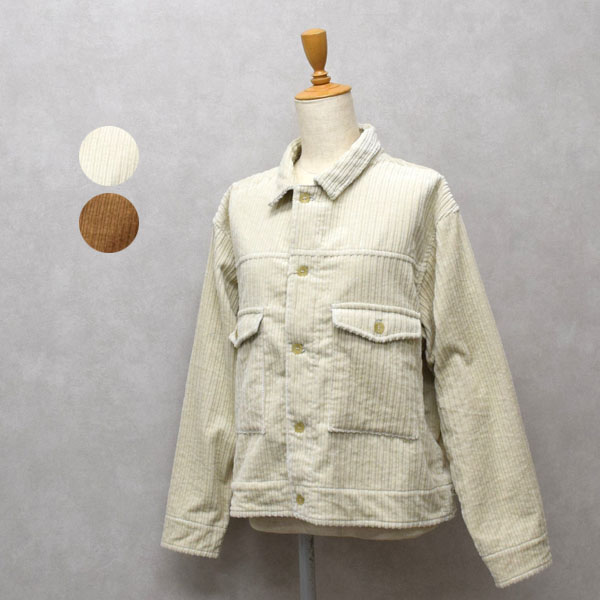 レディース Yarmo ヤーモ Corduroy Work Jacket コーデュロイワークジャケット 上衣 YAR-25AW-J27