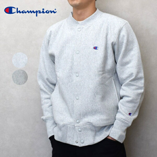 メンズ champion はやりっ児 裏起毛 リバースウィーブ(R) スナップスウェットシャツ 25FW リバースウィーブ(R) C3-A020