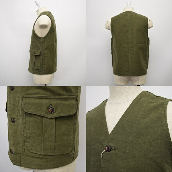 高知インター店 楽天市場 メンズ Fob Factory エフオービー ファクトリー Hunting Vest ハンティング ベスト モールスキン F23 倉敷ビッグアメリカンショップ 最安値に挑戦 Steeline Pk