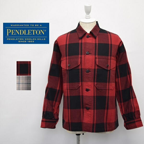 楽天市場 メンズ Pendleton ペンドルトン コットン Cpo シャツ ジャケット チェック シャツ 0175 9003 倉敷ビッグアメリカンショップ