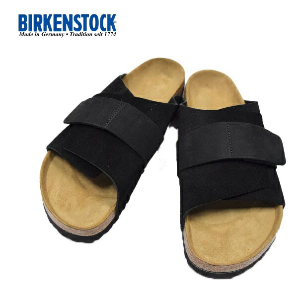 メンズ BIRKEN STOCK スウェードレザー ブラック レギュラーフィット 1022350 black ビルケンシュトック Kyoto