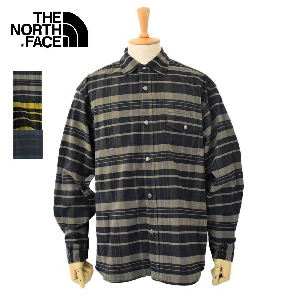 期間限定送料無料】 メンズ THE NORTH FACE ザ ノースフェイス L S Stretch Flannel Shirt ネルシャツ