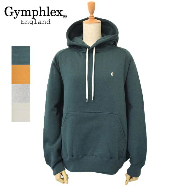 レディース Gymphlex 体育館フレックス ボンネット付き添い人汗水 パーカー 調教師 裏起毛 ロゴタイプ 無地 GY-C0293TCF